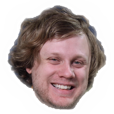 Carl Gratiot's head as an icon with a transparent background.